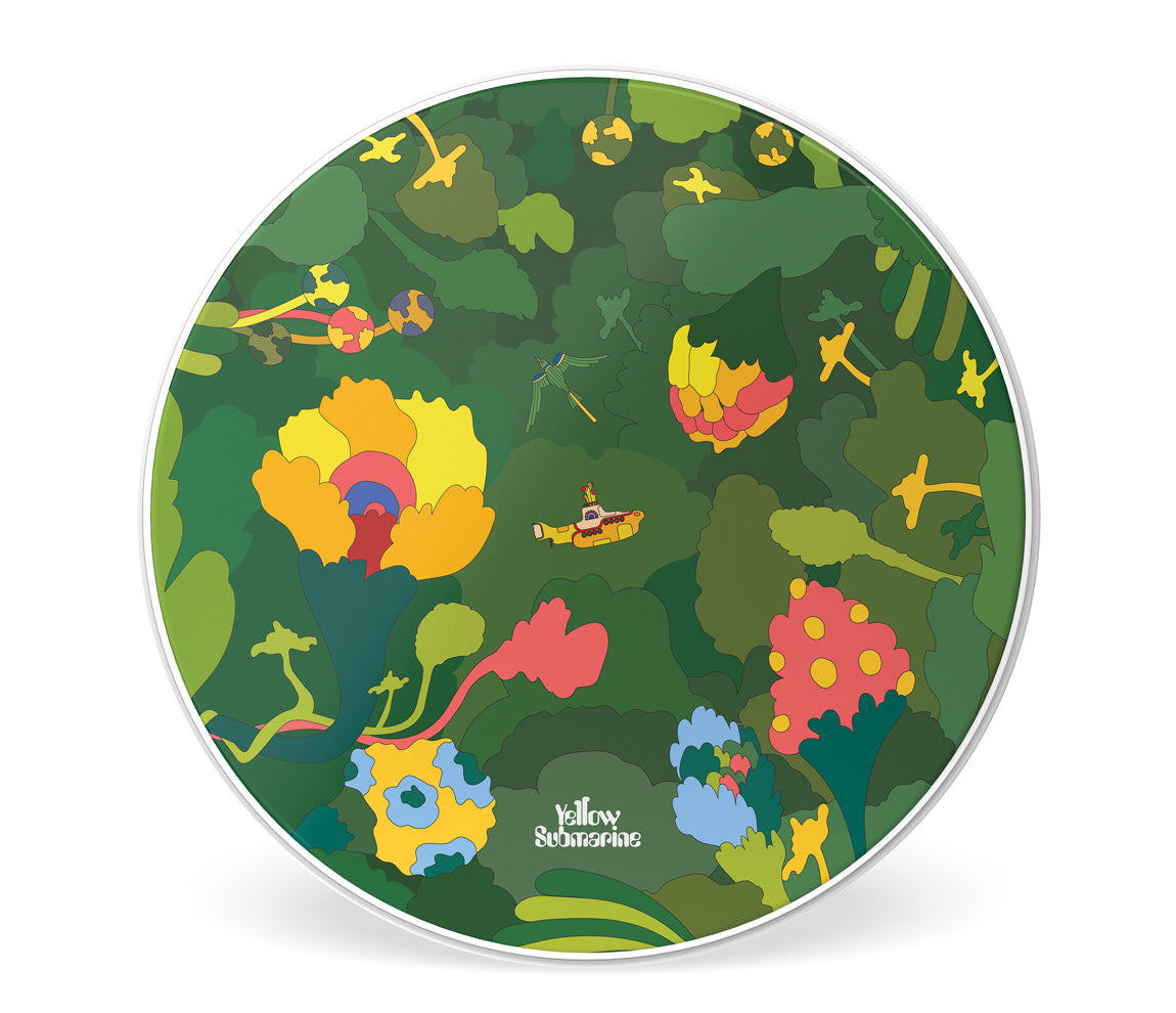 EVANS Yellow Submarine 20" Pepperland Woods Resonant Bass Drumhead