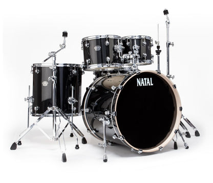 Natal Arcadia Birch F20 5-piece Drumkit inc. Hardware in Black Sparkle