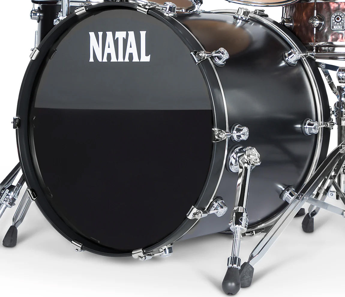 Natal Originals Maple F20 4-piece Shell Pack in Matte Black
