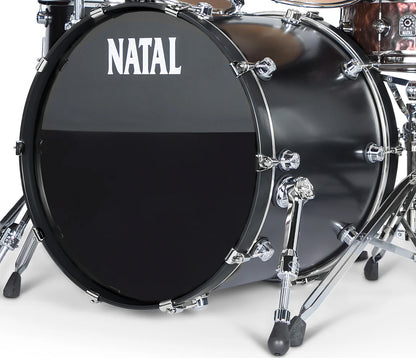 Natal Originals Maple F20 4-piece Shell Pack in Matte Black