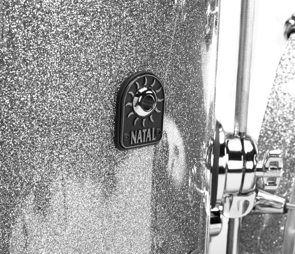 Natal Originals Maple UFX 4-piece Shell Pack in Silver Sparkle