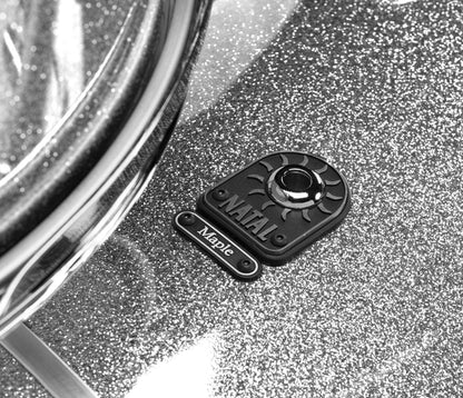 Natal Originals Maple UFX 4-piece Shell Pack in Silver Sparkle