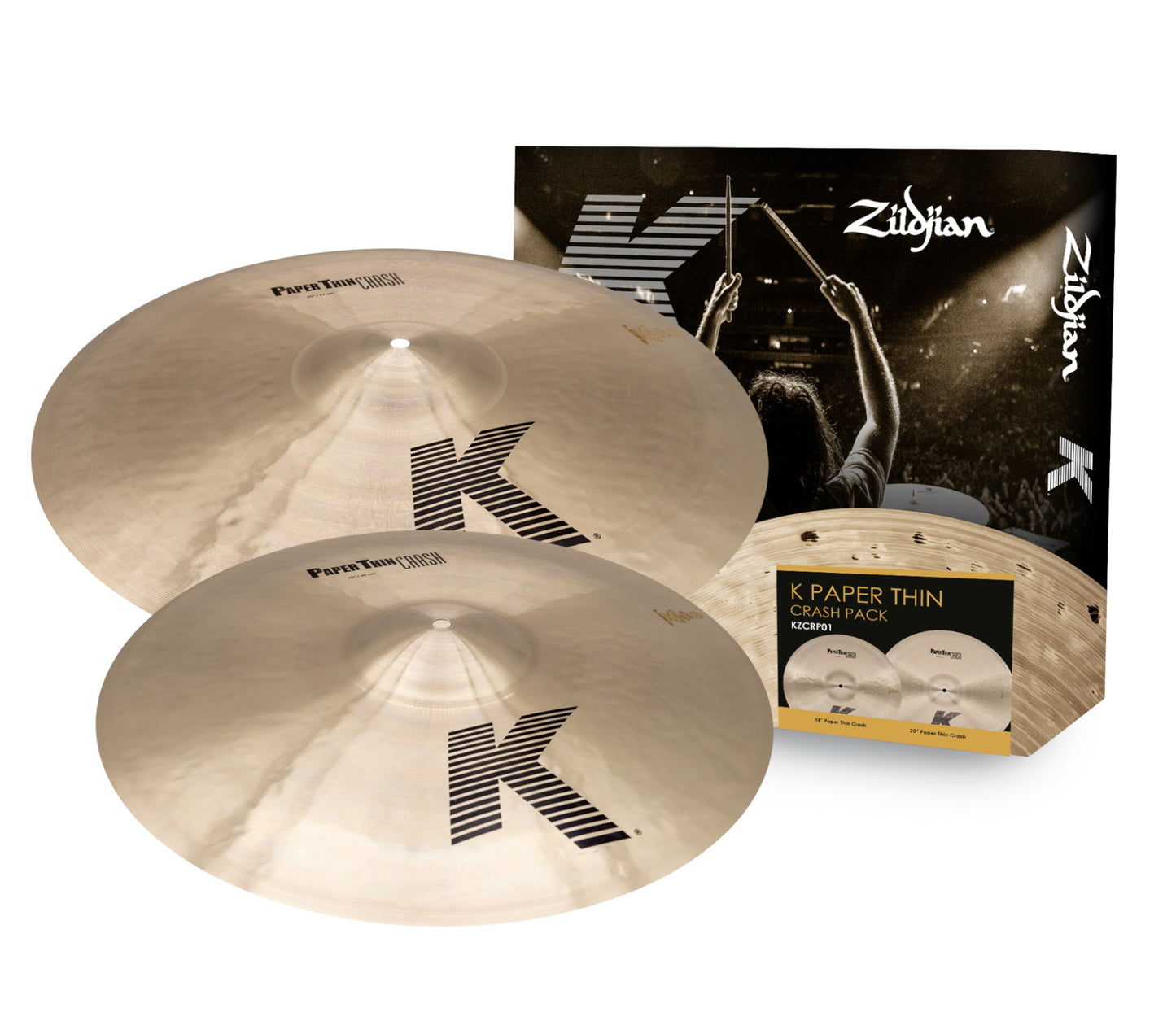 K ZILDJIAN PAPER THIN CRASH PACK