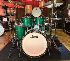 Ludwig Classic Oak Eurobeat 4-piece Shell Pack in Green Sparkle
