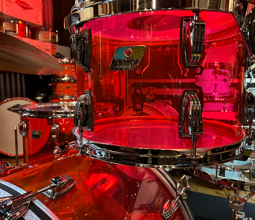 ludwig pink vistalite