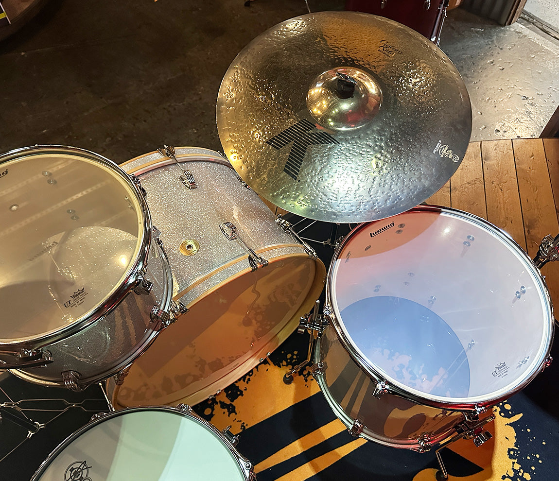 Ludwig Continental Pro Beat Plus in Silver Sparkle