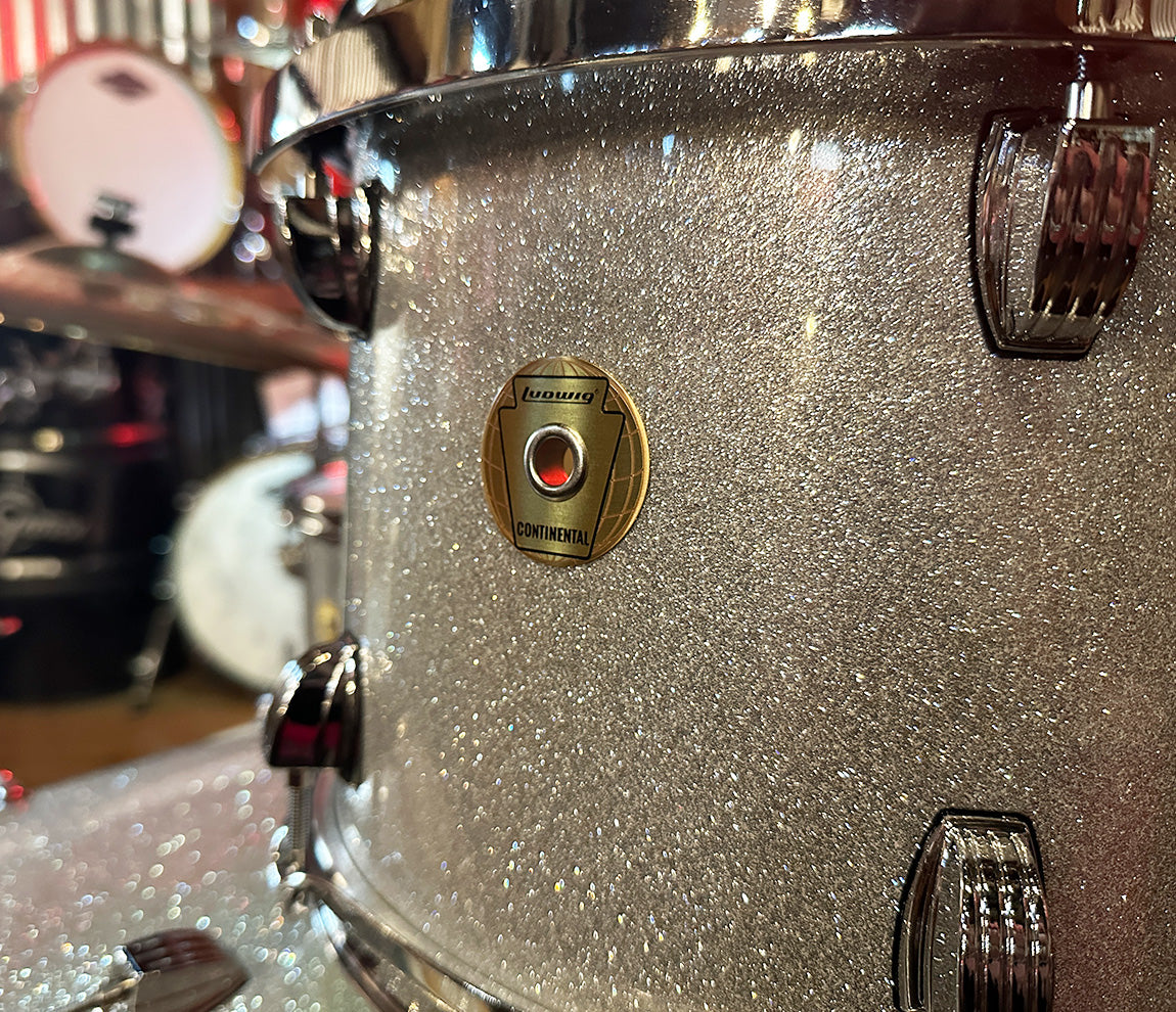 Ludwig Continental Pro Beat Plus in Silver Sparkle