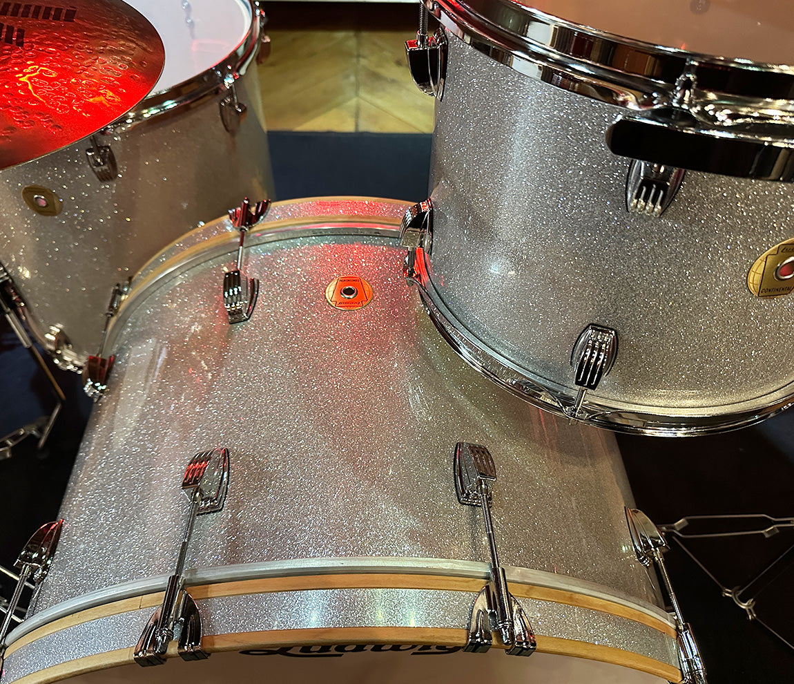 Ludwig Continental Pro Beat Plus in Silver Sparkle