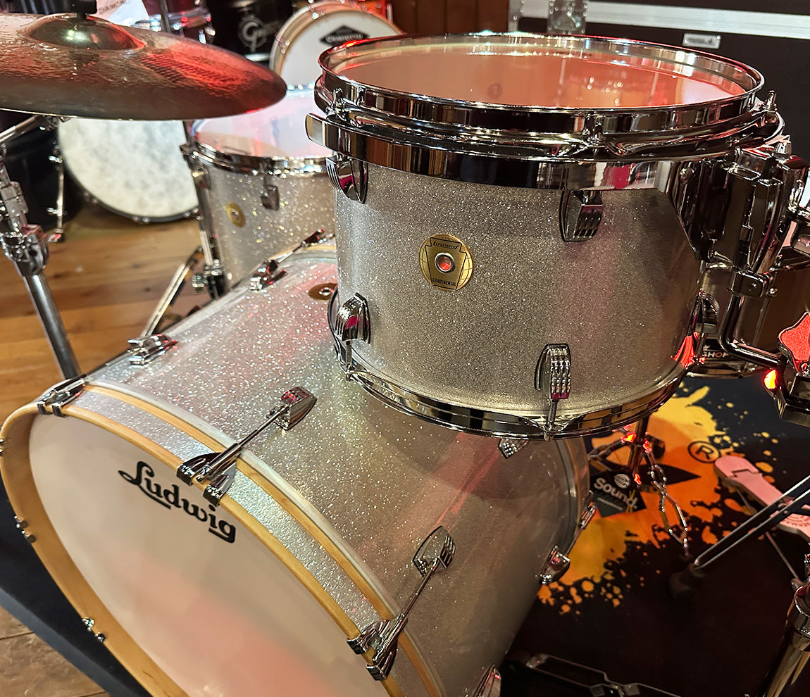 Ludwig Continental Pro Beat Plus in Silver Sparkle