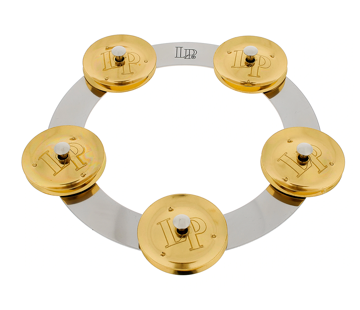 LP 6" Tambourine TamboRing Steel w/Brass Jingles
