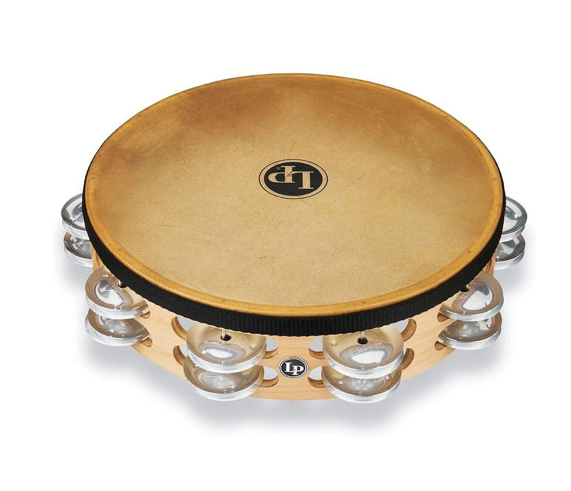 LP Pro 10" Single Row Headed Tambourine in Aluminium