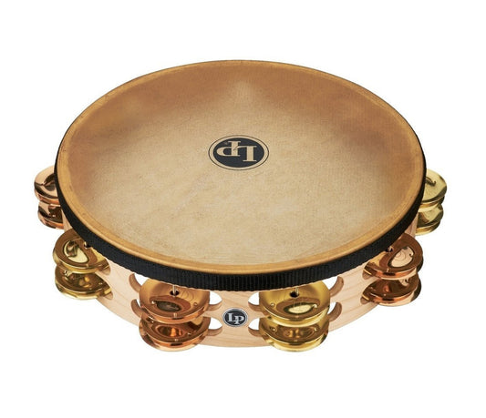 LP 10" Double Row Headed Tambourine Pro in Aluminium