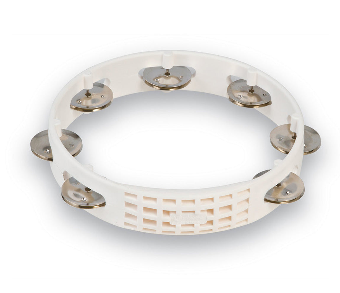 LP 8" LP Aspire Tambourine  in White