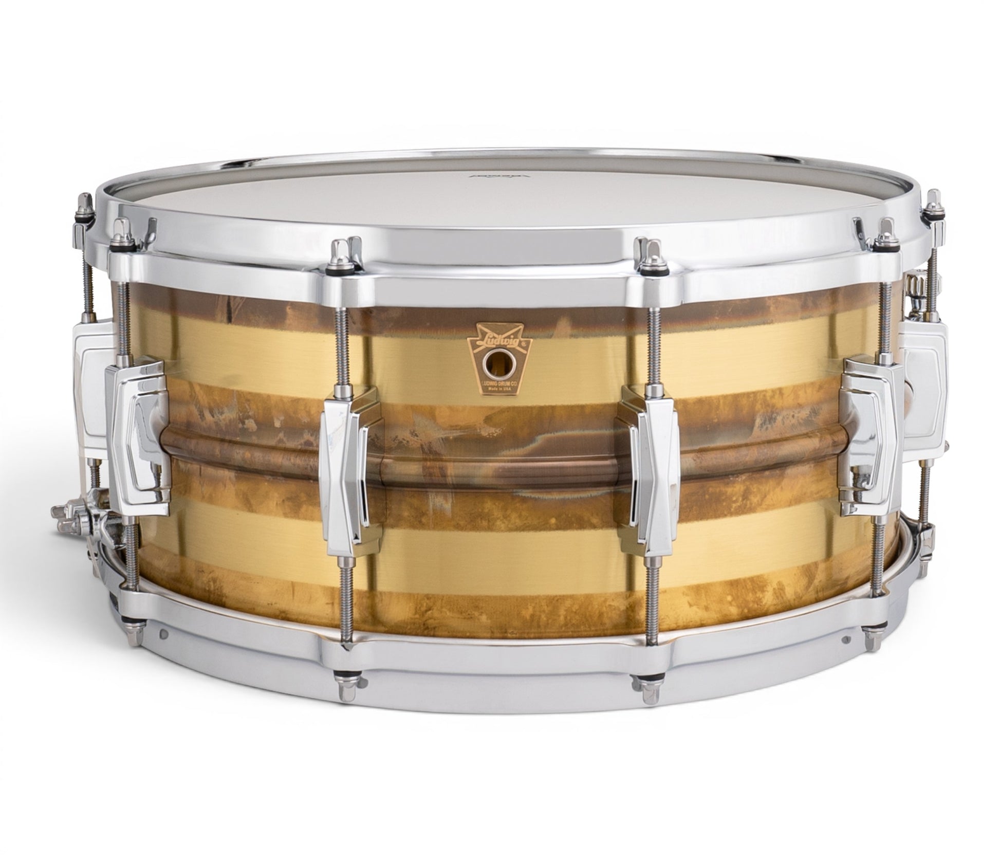 Ludwig 14" x 6.5" Striped Bronze Snare Drum