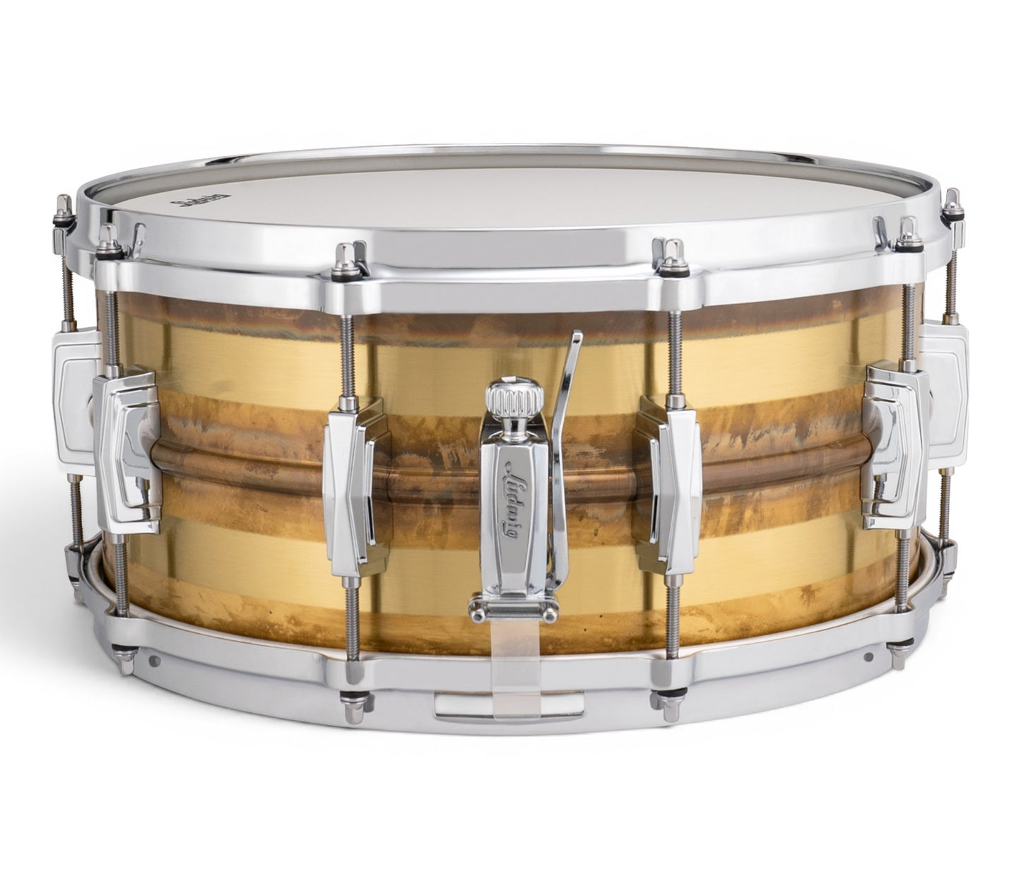 Ludwig 14" x 6.5" Striped Bronze Snare Drum