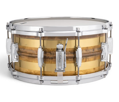 Ludwig 14" x 6.5" Striped Bronze Snare Drum