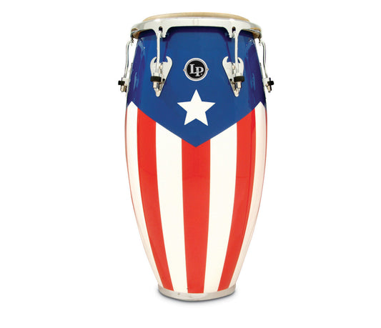LP Matador Wood 11" Quinto in PR Flag Chrome Hardware