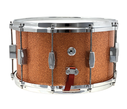 Milestone Founder's Model 14" x 8" Snare Drum in Copper Sparkle