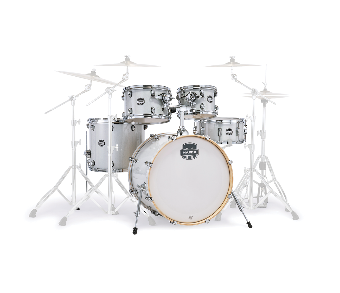 Mapex Mars Birch 5-Piece Rock Shell Pack in Diamond SparkleMapex Mars Birch 5-Piece Rock Shell Pack in Diamond Sparkle