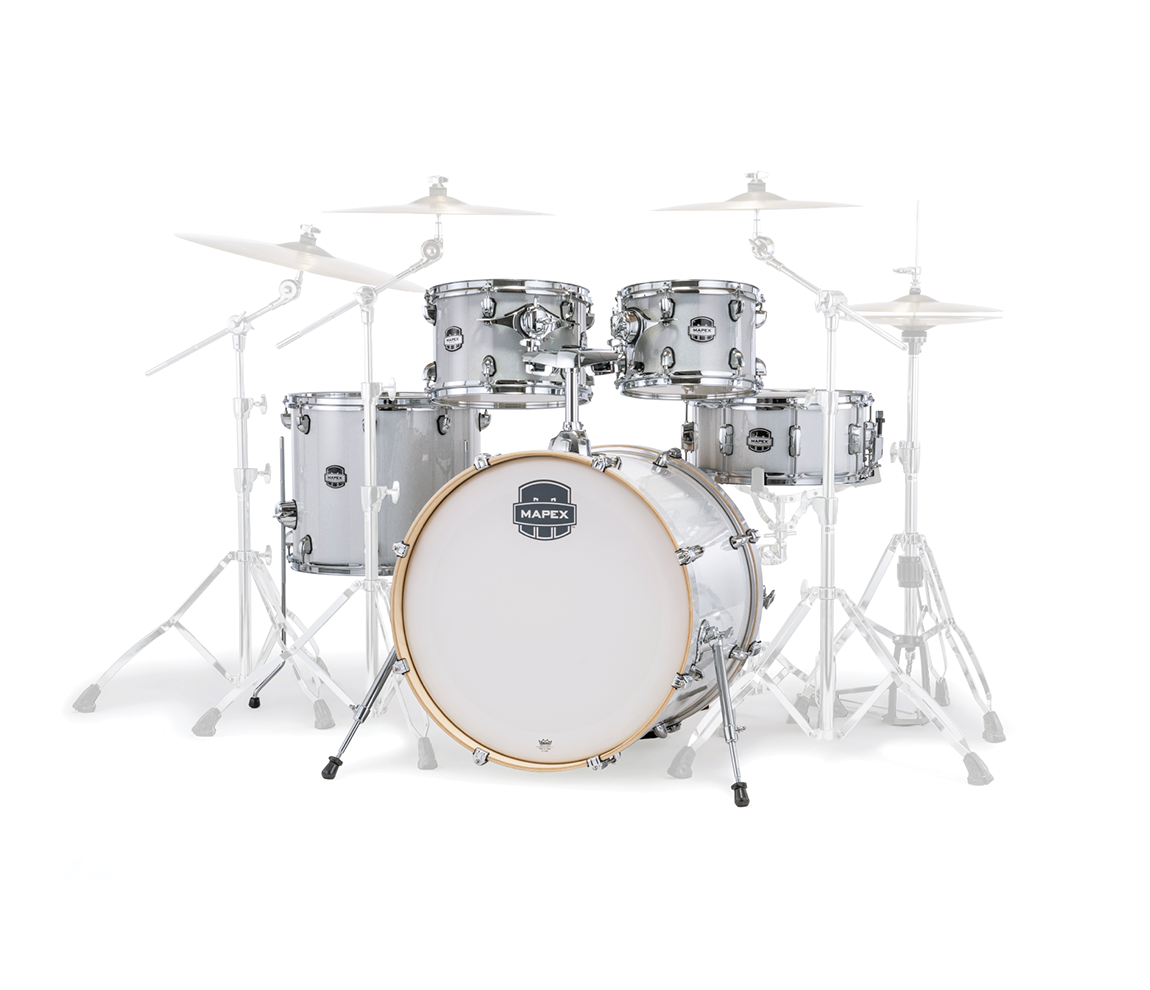 Mapex Mars Birch 5-Piece Rock Shell Pack in Diamond SparkleMapex Mars Birch 5-Piece Rock Shell Pack in Diamond Sparkle