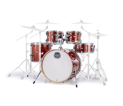 Mapex Mars Birch 5-Piece Rock Shell Pack in Blood Orange Sparkle