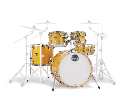 Mapex Mars Birch 5-Piece Rock Shell Pack in Sunflower Sparkle