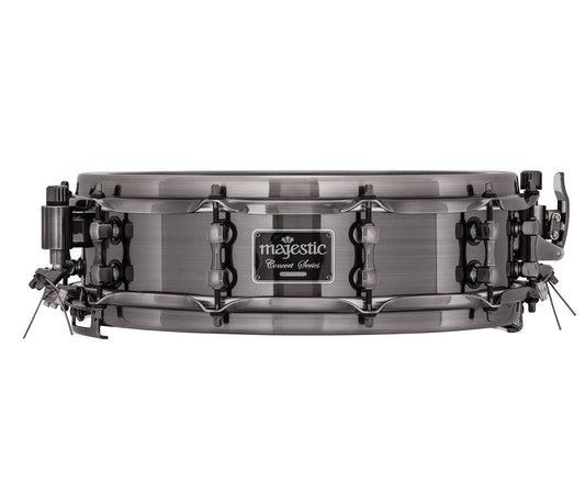 Majestic Concert 14" x 4" Black Aluminium Concert Snare Drum