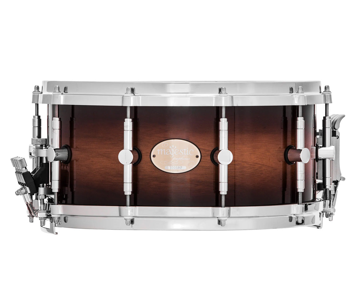 Majestic Prophonic 14" x 6.5" Walnut Concert Snare Drum