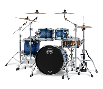 Mapex Saturn VI 20" 4-Piece Fusion Shell Pack in Cobalt Burst