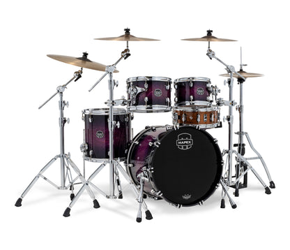 Mapex Saturn VI 20" 4-Piece Fusion Shell Pack in Royal Purple Burst