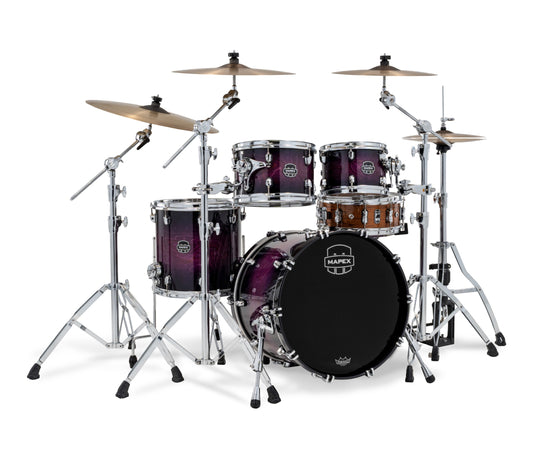 Mapex Saturn VI 20" 4-Piece Fusion Shell Pack in Royal Purple Burst