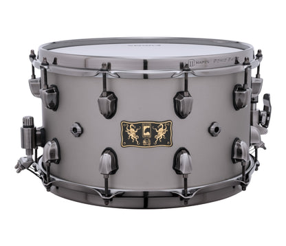 Mapex Aquiles Priester PsychOctopus 14" x 8" Snare Drum in Gunmetal Grey