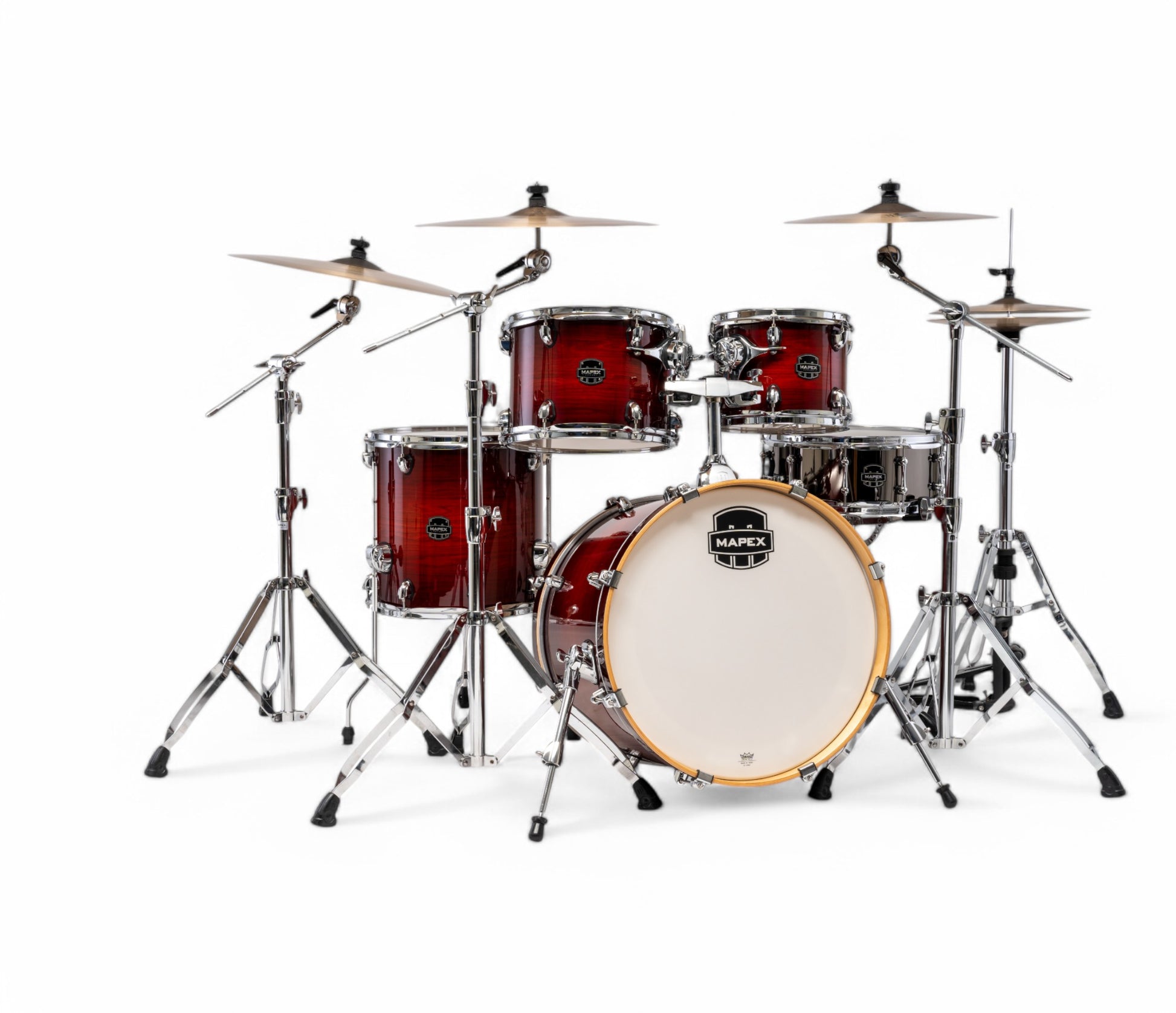 Mapex Armory Series 5 Piece 20" Fusion Shell Pack In Red Onyx Burst