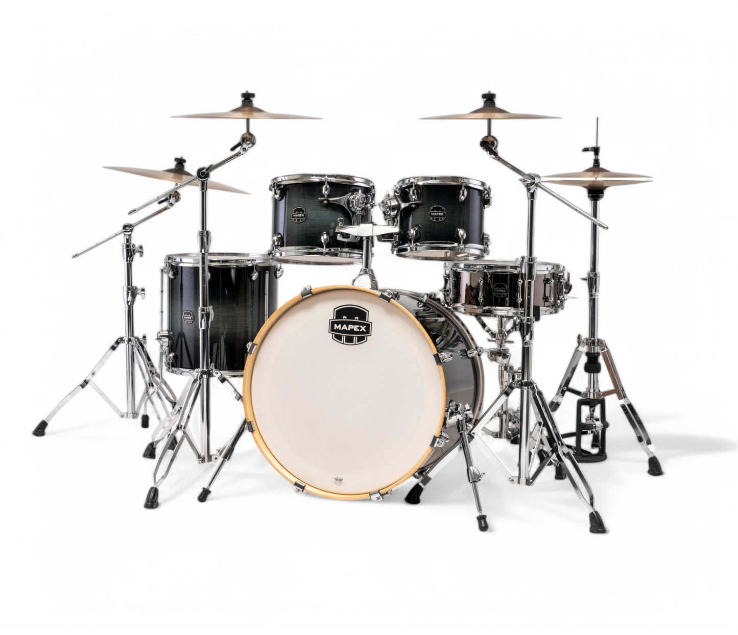 Mapex Armory Series 5 Piece Rock Fusion Shell Pack In Black Onyx Burst