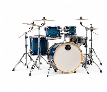 Mapex Armory Series 5 Piece Rock Fusion Shell Pack In Blue Wave Burst