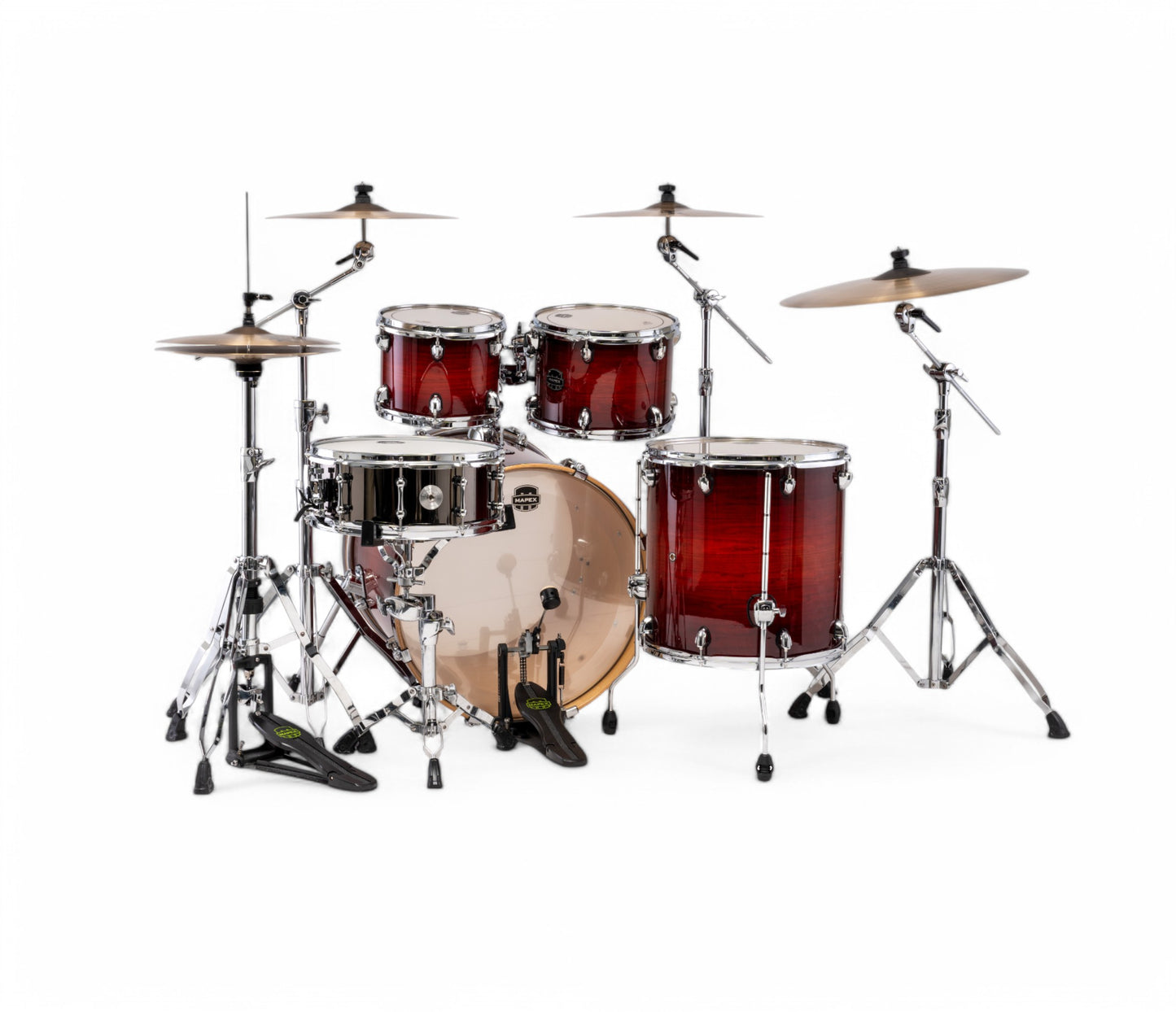 Mapex Armory Series 5 Piece Rock Fusion Shell Pack In Red Onyx Burst