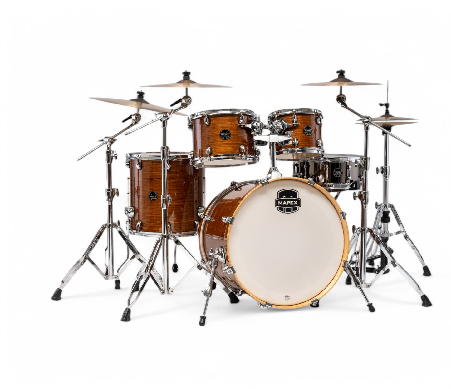 Mapex Armory Series 5 Piece Rock Fusion Shell Pack In Roasted Chestnut
