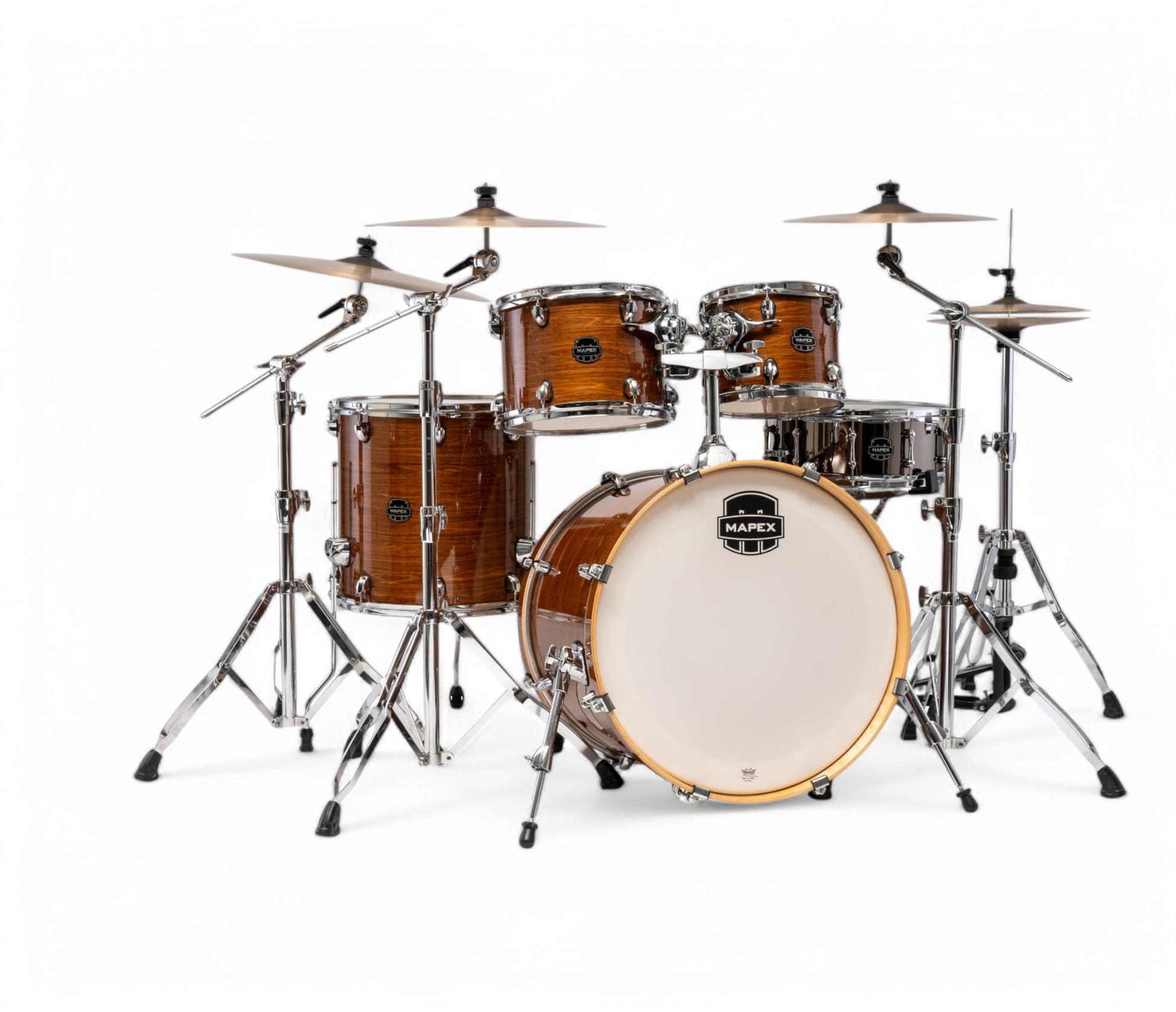 Mapex Armory Series 5 Piece Rock Fusion Shell Pack In Roasted Chestnut