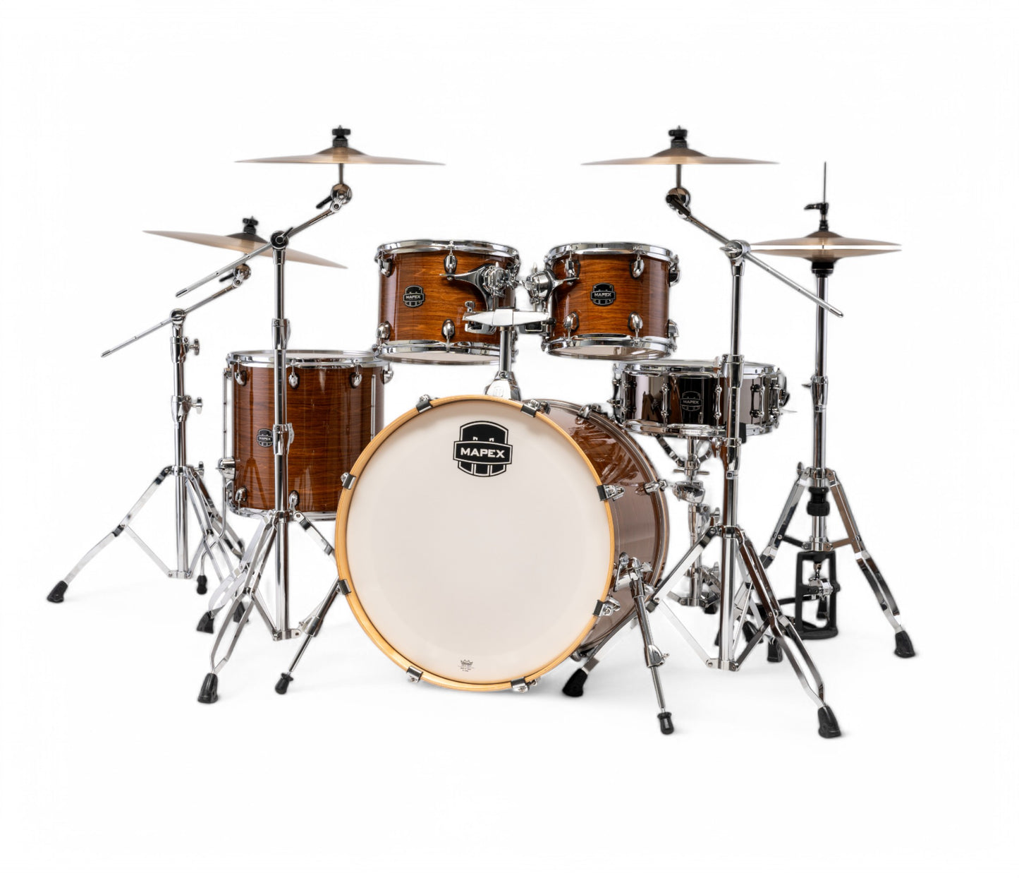 Mapex Armory Series 5 Piece Rock Fusion Shell Pack In Roasted Chestnut