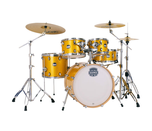 Mapex Mars Birch 20" 5-Piece Fusion Shell Pack in Sunflower Sparkle