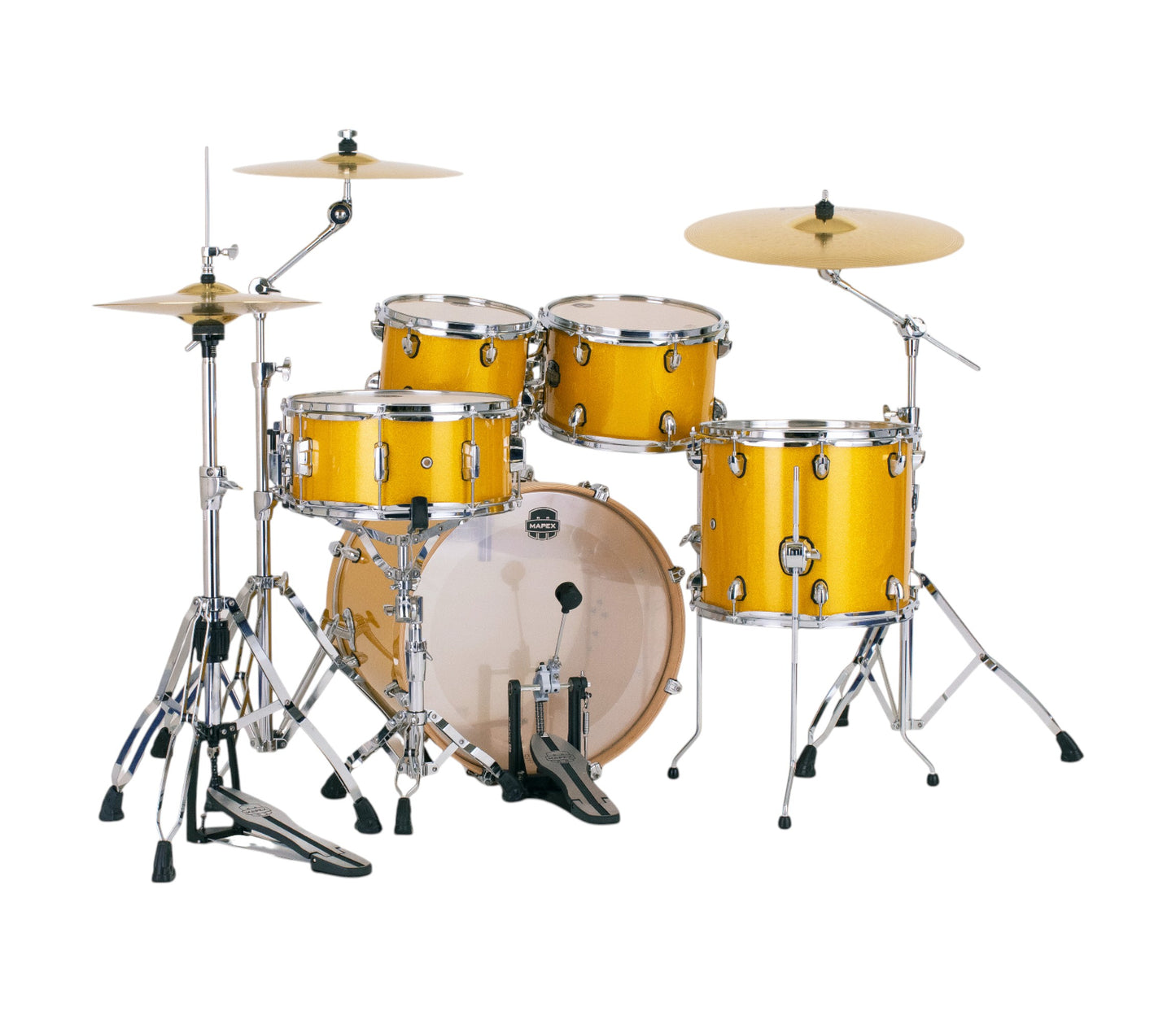 Mapex Mars Birch 20" 5-Piece Fusion Shell Pack in Sunflower Sparkle