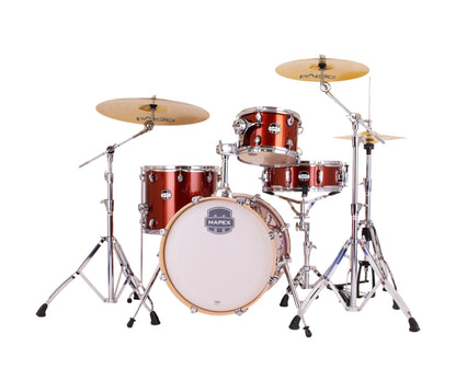 Mapex Mars Birch 4-Piece Bop Shell Pack in Blood Orange Sparkle