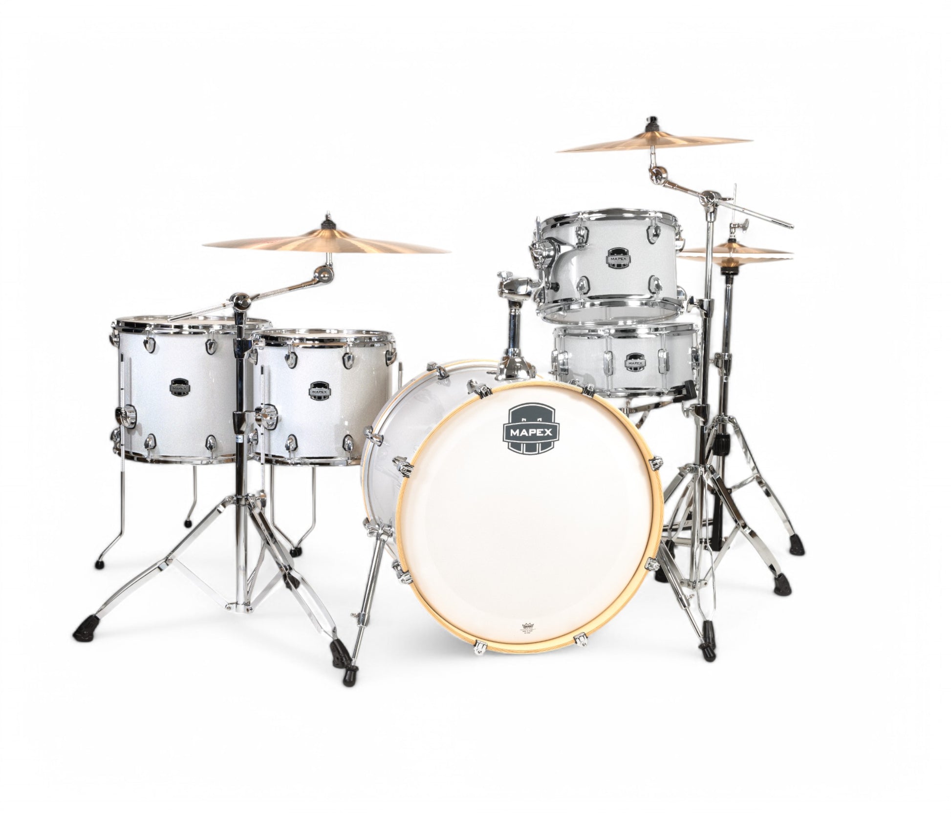 Mapex Mars Birch 5-Piece Crossover Shell Pack in Diamond Sparkle