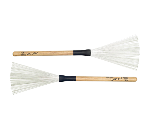 Los Cabos Brushes Wire Red Hickory Wood Handle