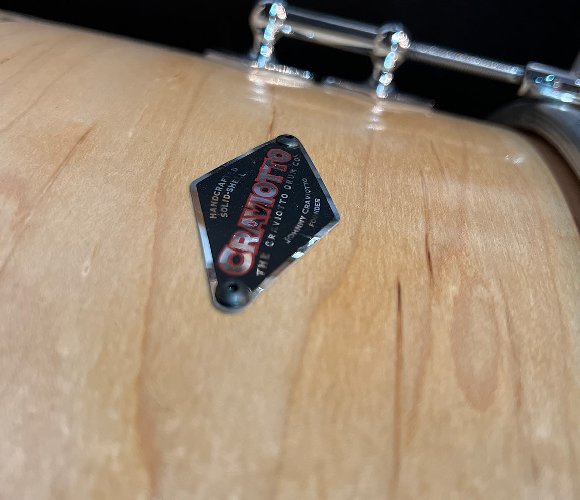 Craviotto Custom Shop 12" x 8" Maple Rack Tom in Satin Oil Finish