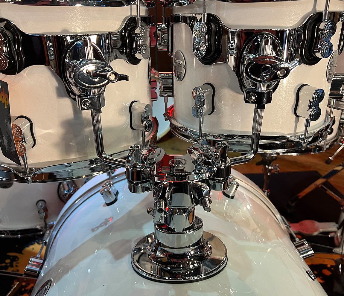 PDP By DW Concept Maple 22" 7PC Shell Pack in Pearlescent White Lacquer