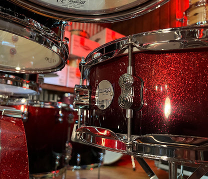 PDP By DW Concept Maple 22" 7PC Shell Pack in Red to Black Sparkle Fade