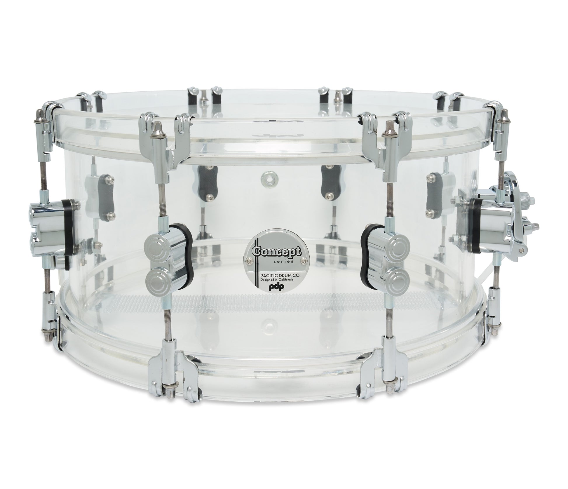 PDP Concept Series 14" x 6.5" Snare Drum in Clear Acrylic