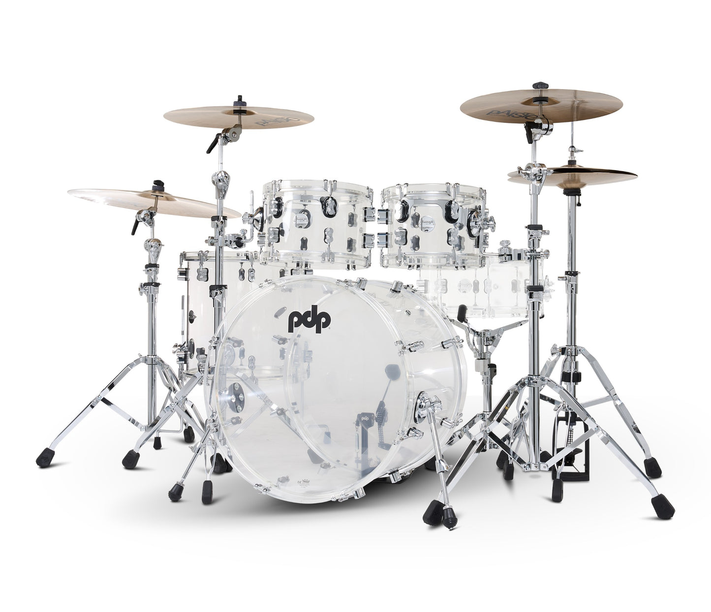 PDP Concept Series 22" 4-Piece Shell Pack in Clear Acrylic