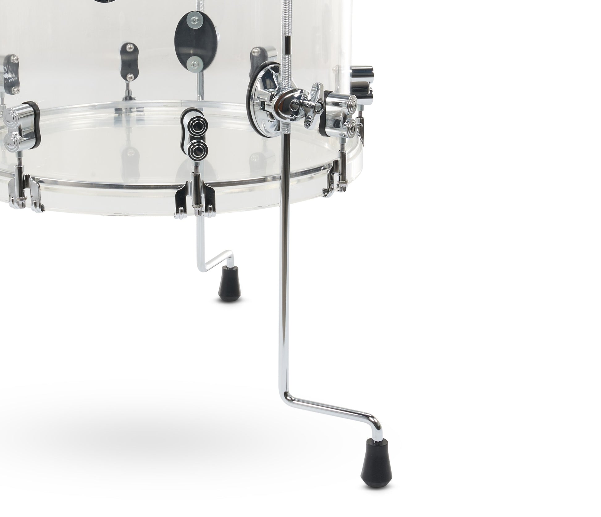 PDP Concept Series Clear Acrylic floor tom legs